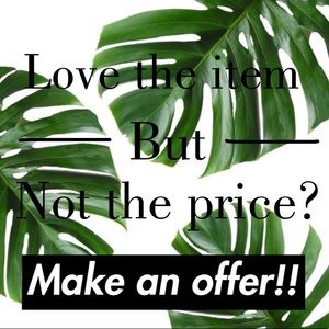 Very open to negotiating! :))